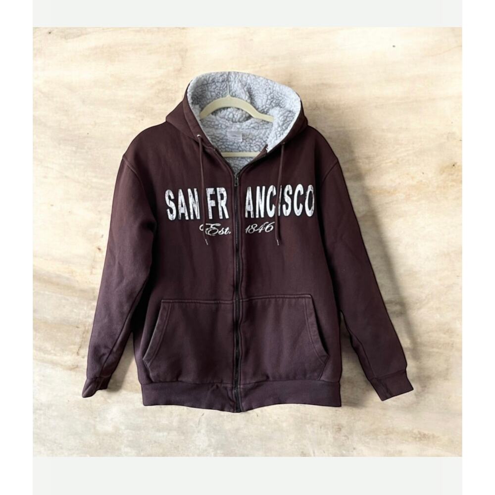 TEEMAX Women’s  San Francisco Fleece Hoodie Full Zip, Pockets Size M